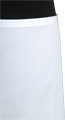 Detail foto van Koksloof wit keper met doorlopende banden - Wit