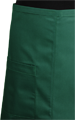 Detail foto van Sloof met 1 loopsplit en 1 zak opgestikt - Bottle groen
