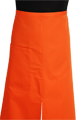 Detail foto van Sloof met 1 loopsplit en 1 zak opgestikt - Oranje