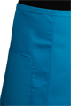 Detail foto van Sloof met 1 loopsplit en 1 zak opgestikt - Turquoise