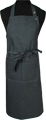 Detail foto van Hobbyschort met zak extra breed en 100 cm lang. Deze schort is ideaal voor zowel de professionele kok als hobby kok. - Black jeans