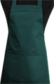Detail foto van Hobbyschort met zak extra breed en 100 cm lang. Deze schort is ideaal voor zowel de professionele kok als hobby kok. - Forest