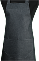 Detail foto van Hobbyschort met zak extra breed en 100 cm lang. Deze schort is ideaal voor zowel de professionele kok als hobby kok. - Jeans