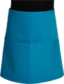 Detail foto van Belgische sloof met zak in 3e gedeeld - Turquoise