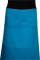 Detail foto van Koksloof met zak in kleur - Turquoise