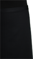 Detail foto van Franse sloof 100 x 100 cm - Zwart satijn