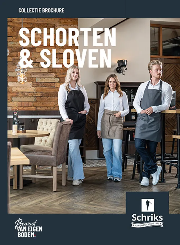 Schorten en sloven brochures